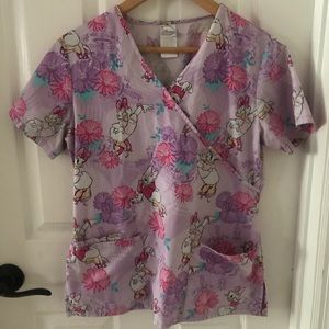 Disney daisy pediatric scrub top size XS